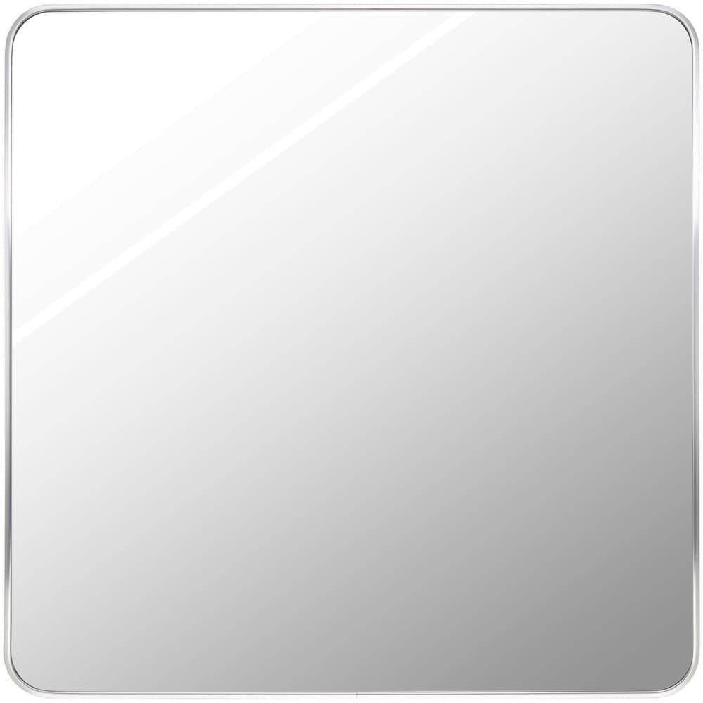 Aranya Aluminum Accent Mirror in Metallic Silver by Livabliss