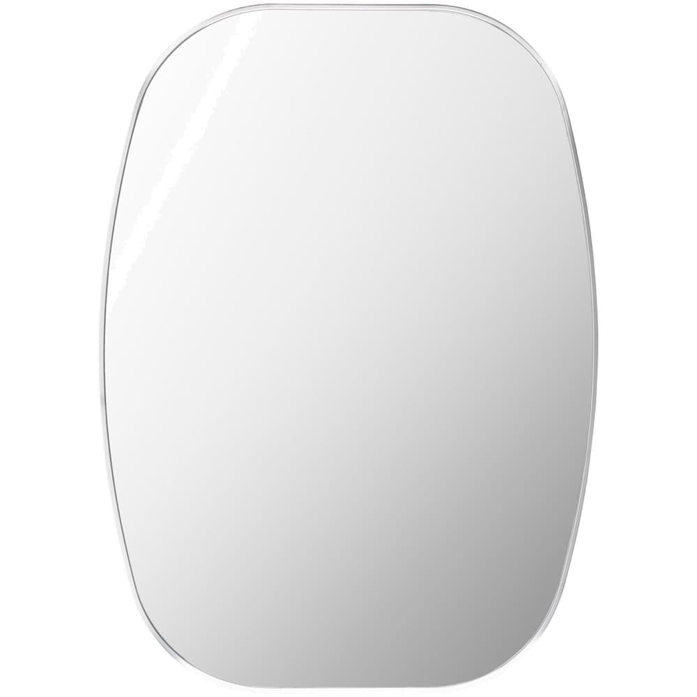 Aranya Aluminum Accent Mirror in Metallic Silver by Livabliss