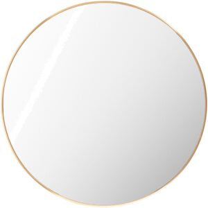 Aranya Aluminum Accent Mirror in Gold by Livabliss