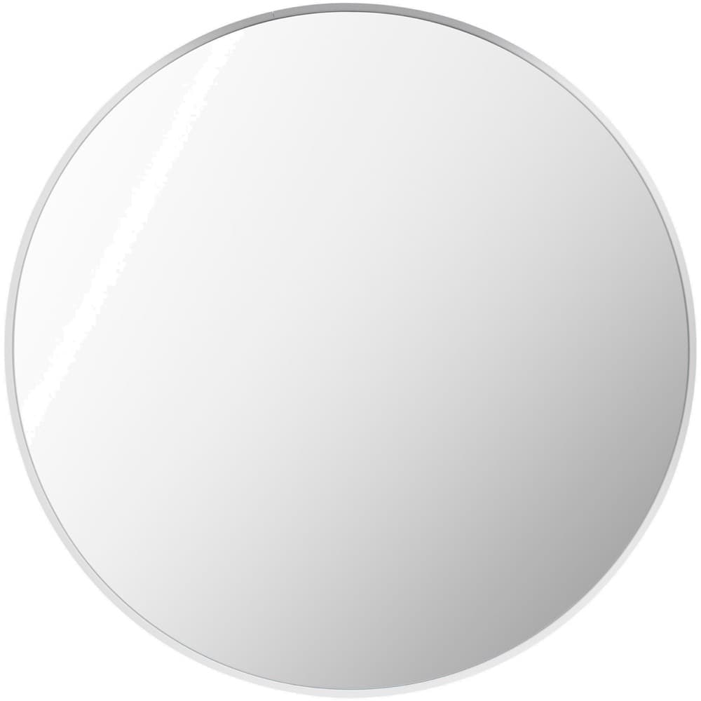 Aranya Aluminum Accent Mirror in White by Livabliss