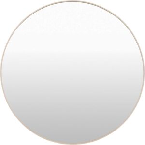 Aranya Aluminum Accent Mirror in Brown by Livabliss