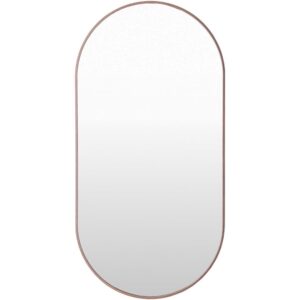 Aranya Aluminum Accent Mirror in Dark Brown by Livabliss