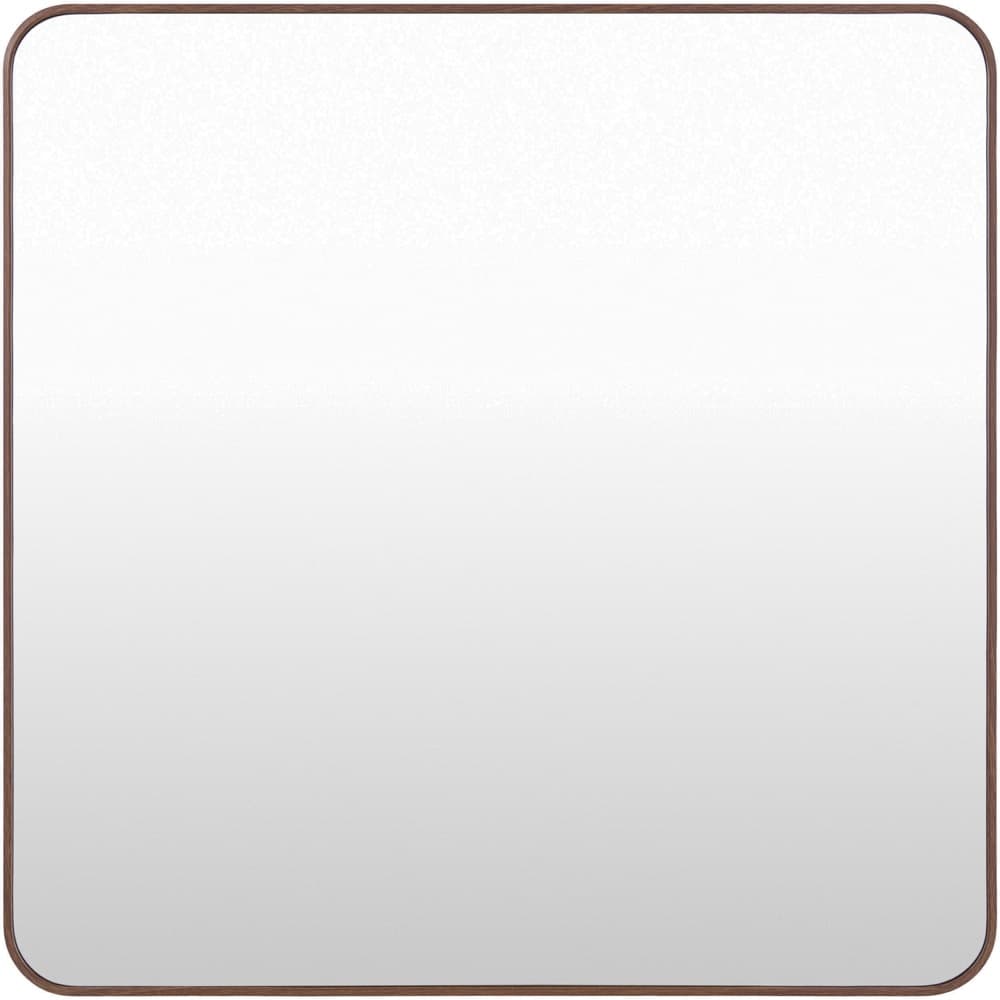 Aranya Aluminum Accent Mirror in Dark Brown by Livabliss