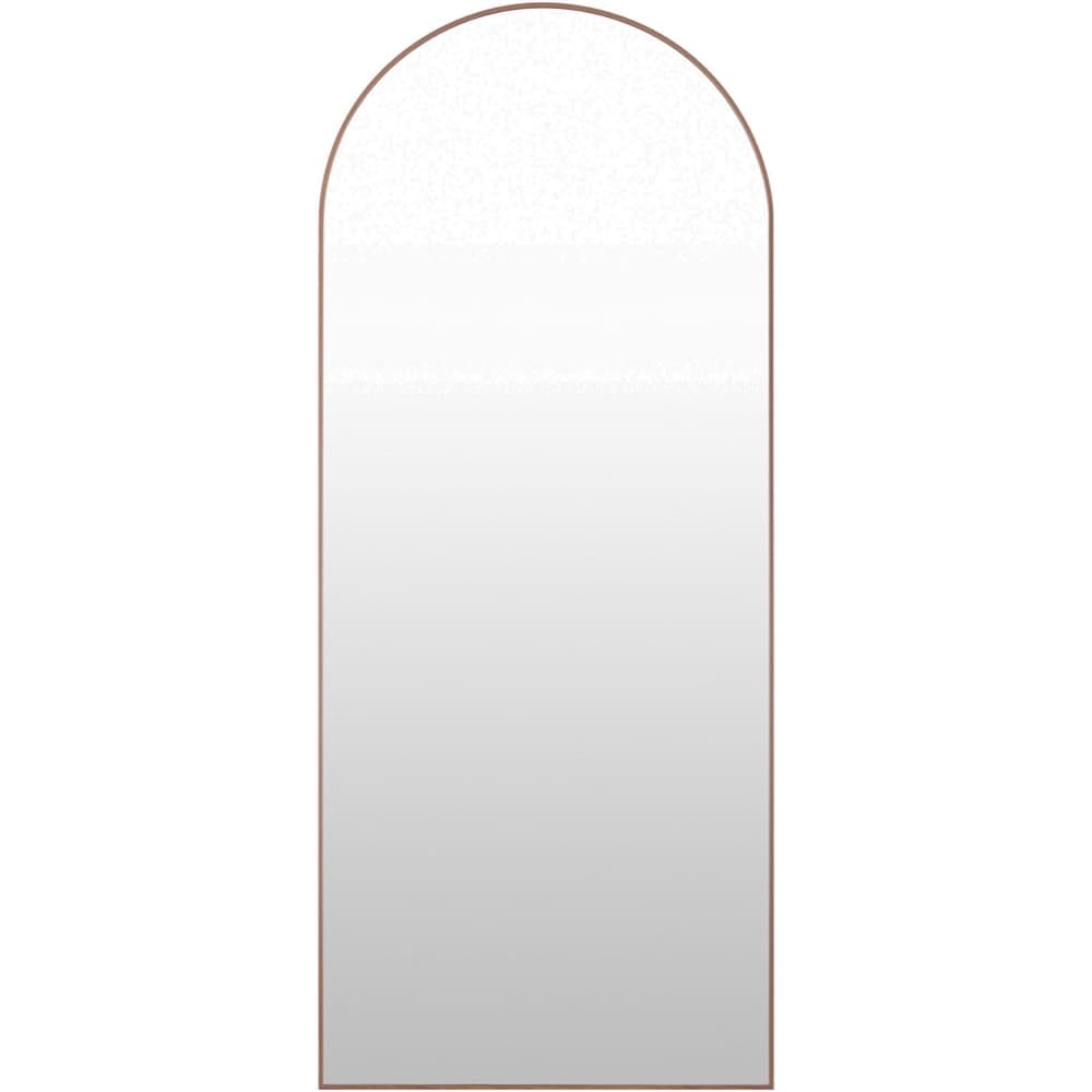 Aranya Aluminum Full Length Mirror in Dark Brown by Livabliss