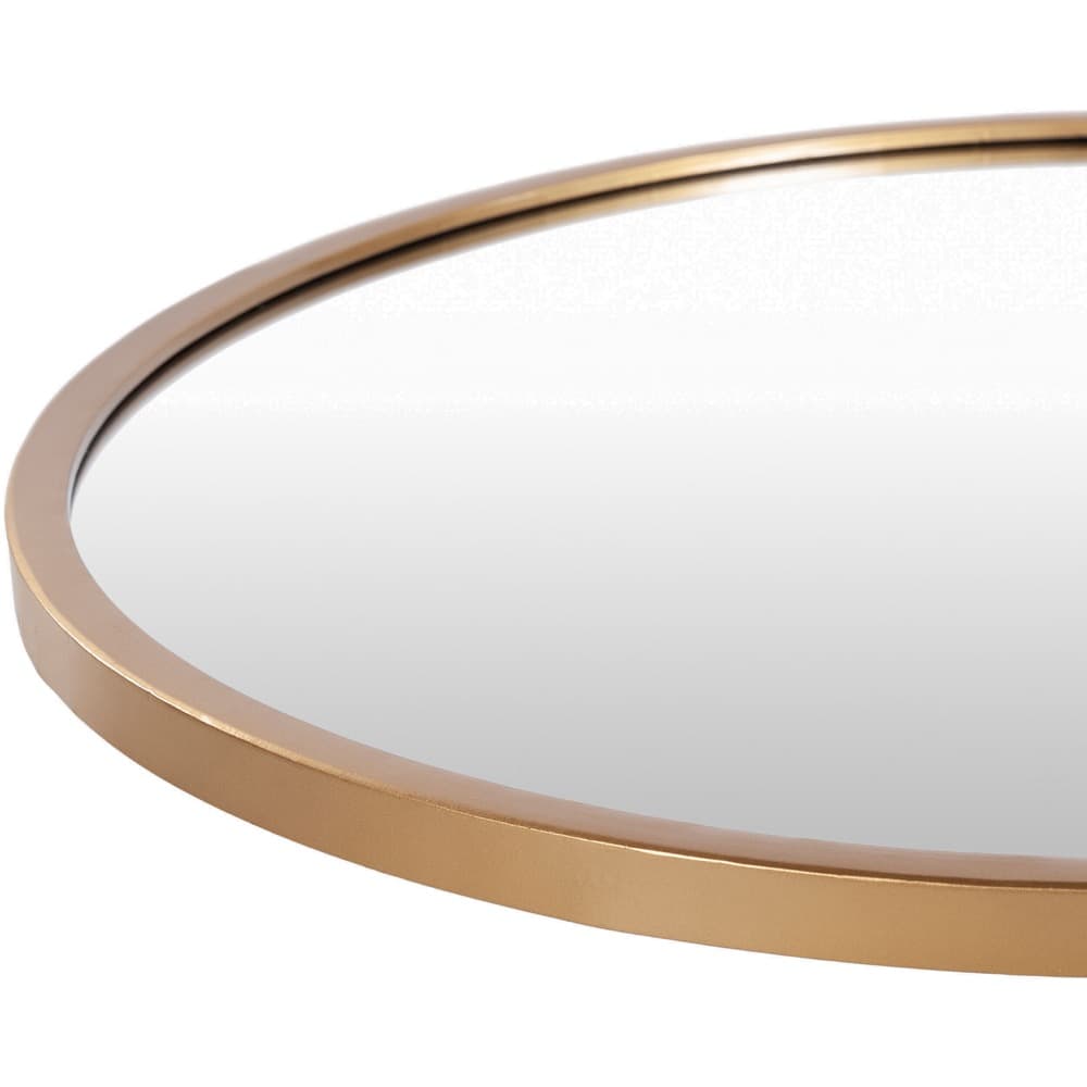 Carmen Iron Accent Mirror in Gold by Livabliss - Image 2