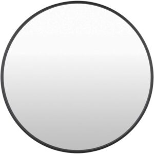 Carmen Iron Accent Mirror in Black by Livabliss