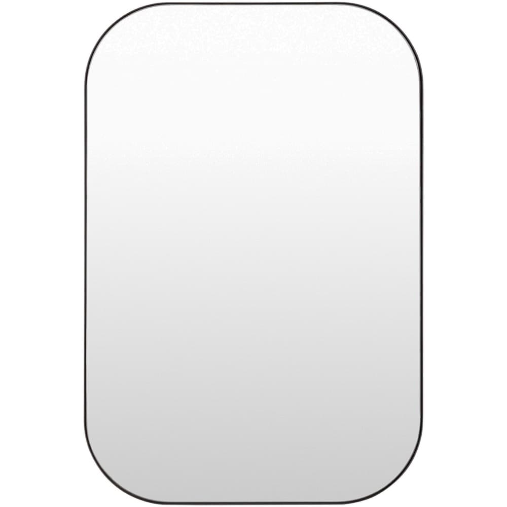 Auburn Iron Accent Mirror in Black by Livabliss