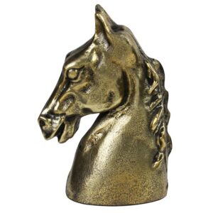 Antique Brass Horse Head by HomArt