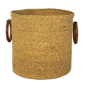 Seagrass Basket with Handles by BIDKhome