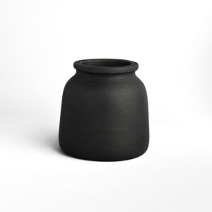 Black Terracotta Pot by BIDKhome