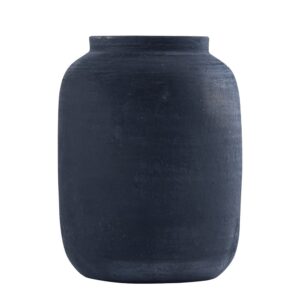 Black Terracotta Urn/Jar by BIDKhome