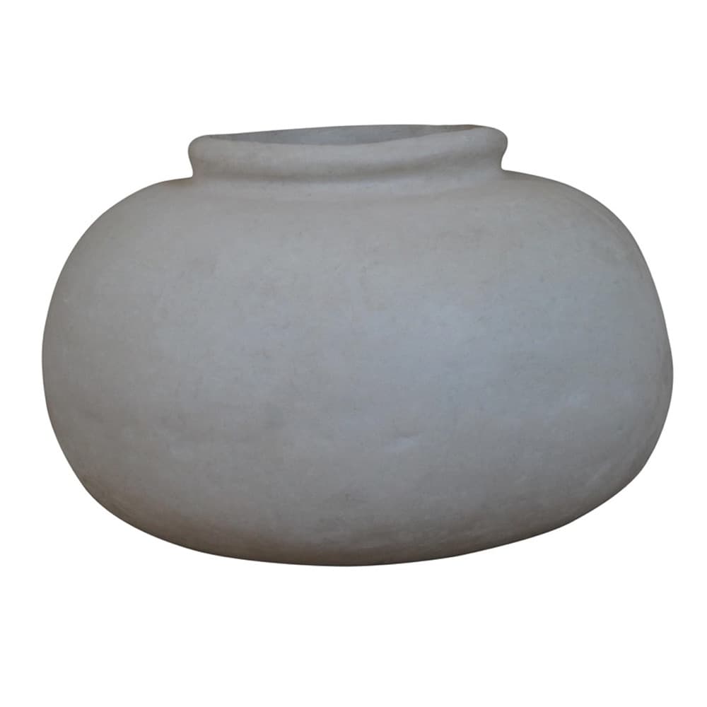 Paper Mache Rotund Pot by BIDKhome