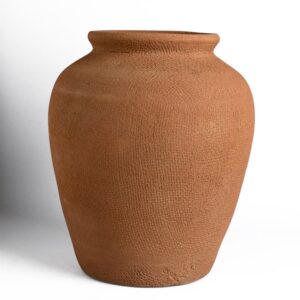 Natural Terracotta Vase by BIDKhome