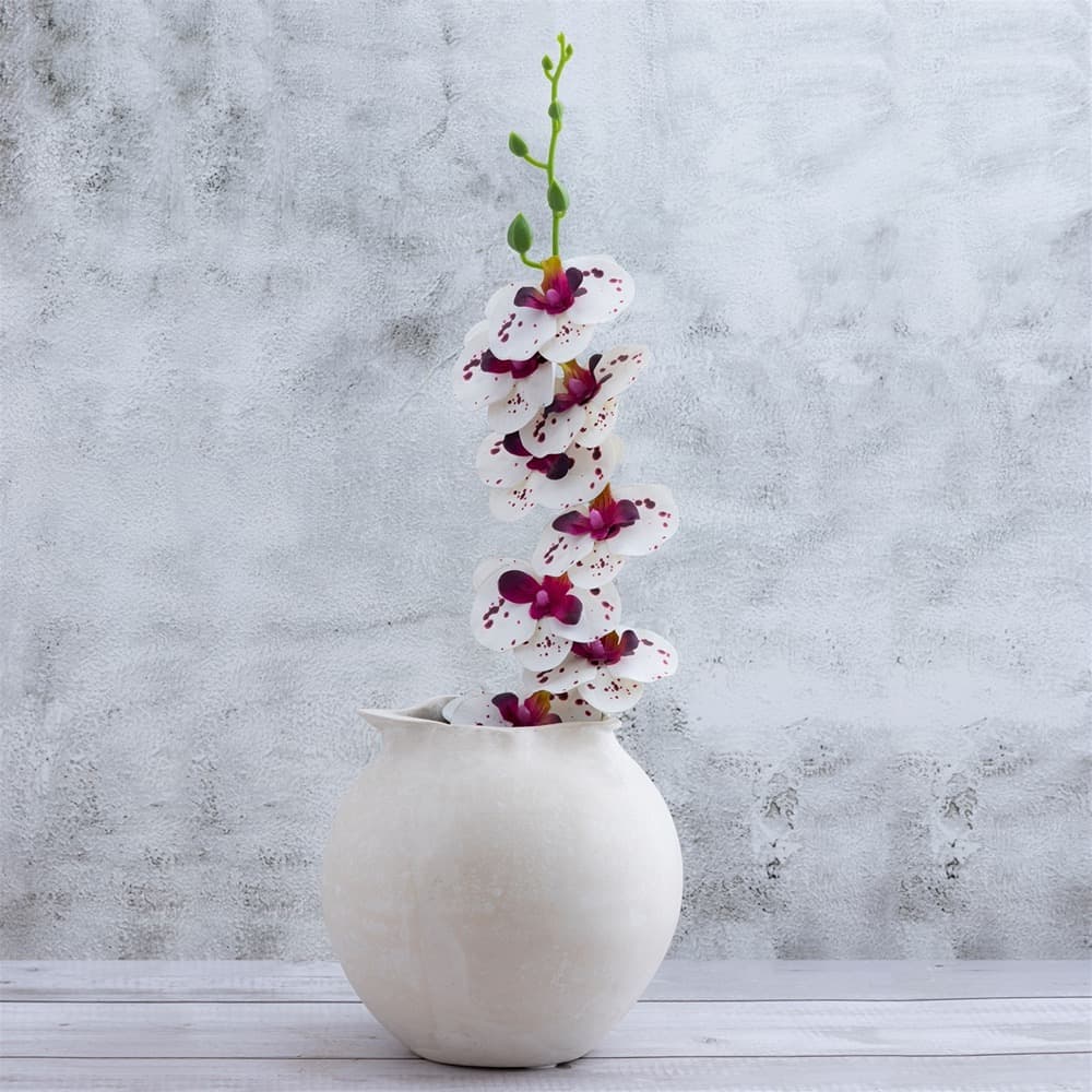 Natural White Paper Mache Pot by BIDKhome - Image 4