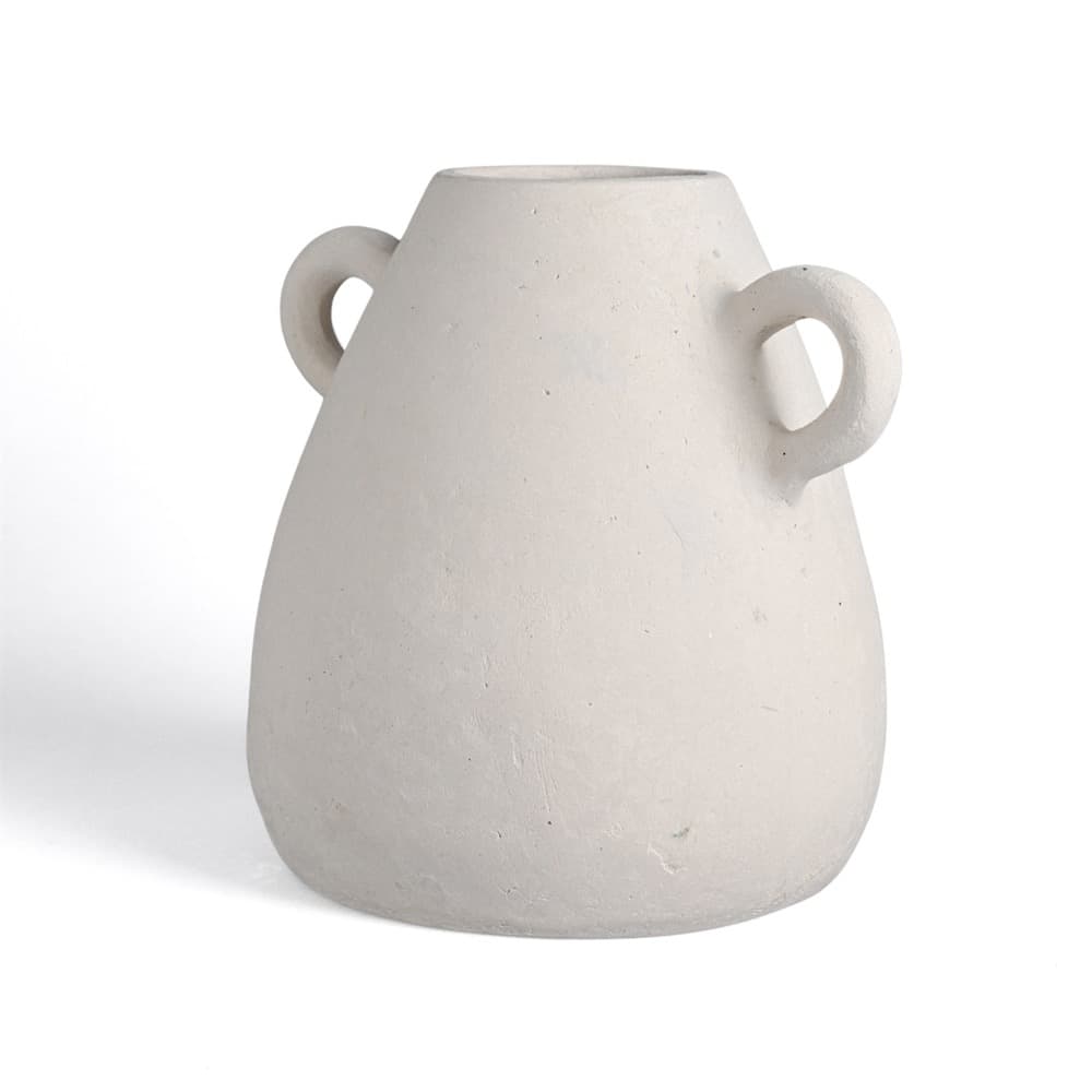 White Paper Mache Vase by BIDKhome - Image 2