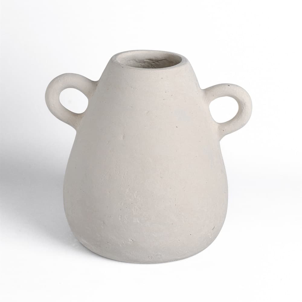 White Paper Mache Vase by BIDKhome - Image 4