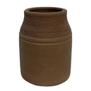 Natural Terracotta Vase by BIDKhome