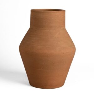 Natural Terracotta Vase by BIDKhome