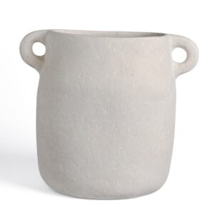White Paper Mache Eco Mix Vase by BIDKhome