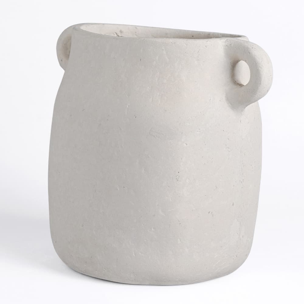 White Paper Mache Eco Mix Vase by BIDKhome - Image 2