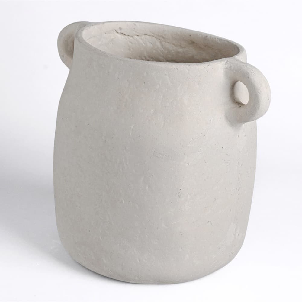 White Paper Mache Eco Mix Vase by BIDKhome - Image 3