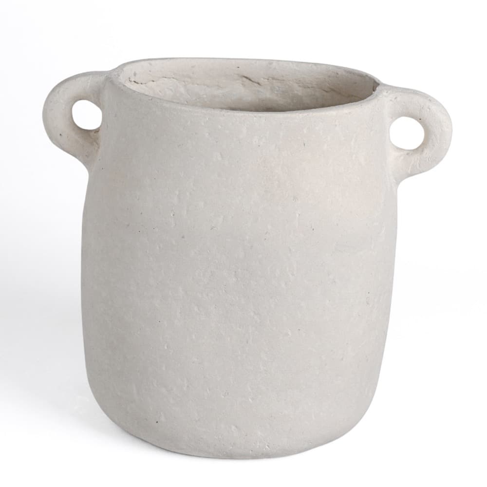 White Paper Mache Eco Mix Vase by BIDKhome - Image 4