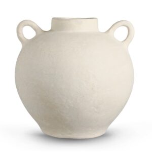 White Paper Mache Eco Mix Vase by BIDKhome