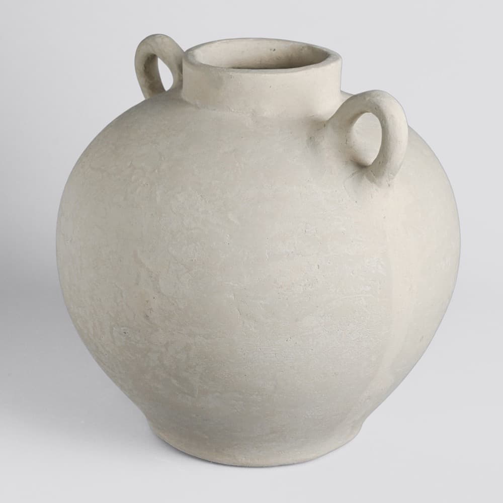 White Paper Mache Eco Mix Vase by BIDKhome - Image 3