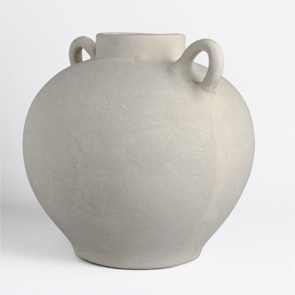 White Paper Mache Eco Mix Vase by BIDKhome - Image 4