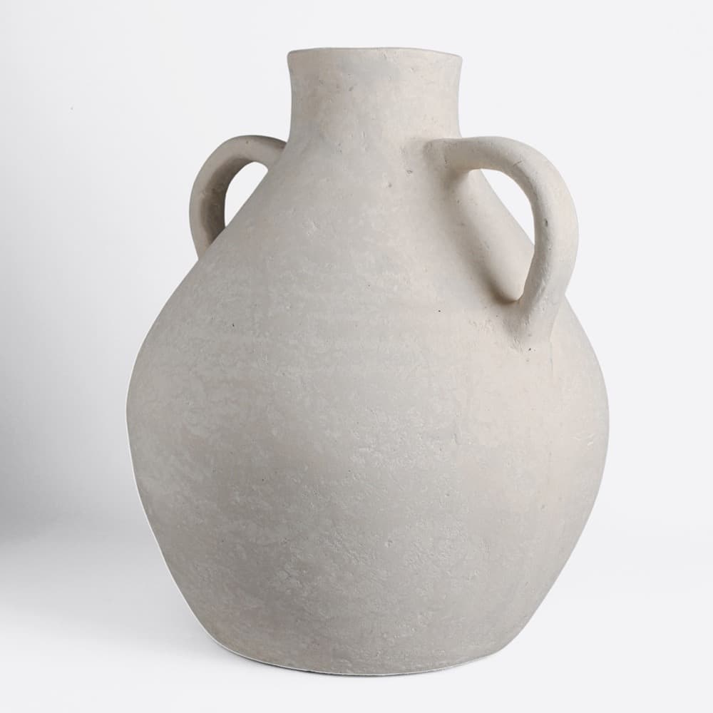 White Paper Mache Eco Mix Vase by BIDKhome - Image 3