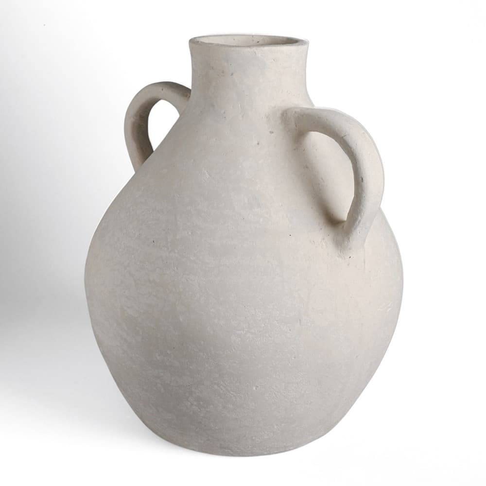 White Paper Mache Eco Mix Vase by BIDKhome - Image 5