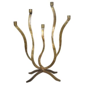 Antique Brass Candle Holder by BIDKhome