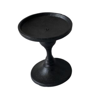 Medium Cast Iron Pillar Candle Holder by BIDKhome