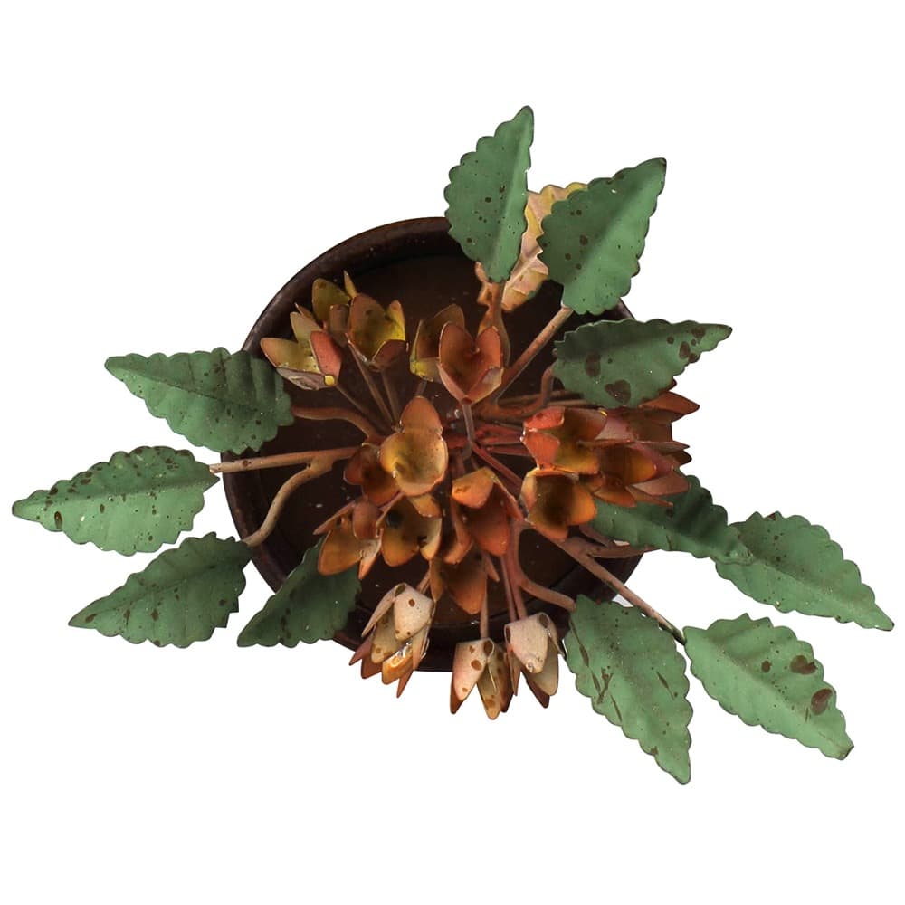 Potted Aluminum Painted Pink Hydrangea by HomArt - Image 3