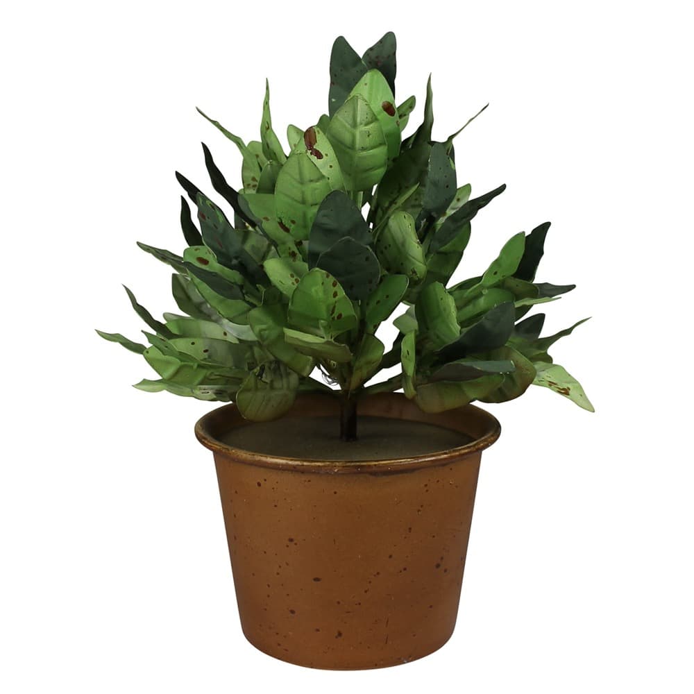 Potted Aluminum Painted Greens by HomArt