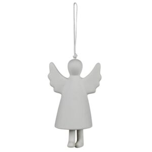 Porcelain Angel Ornament Set of 2 by HomArt