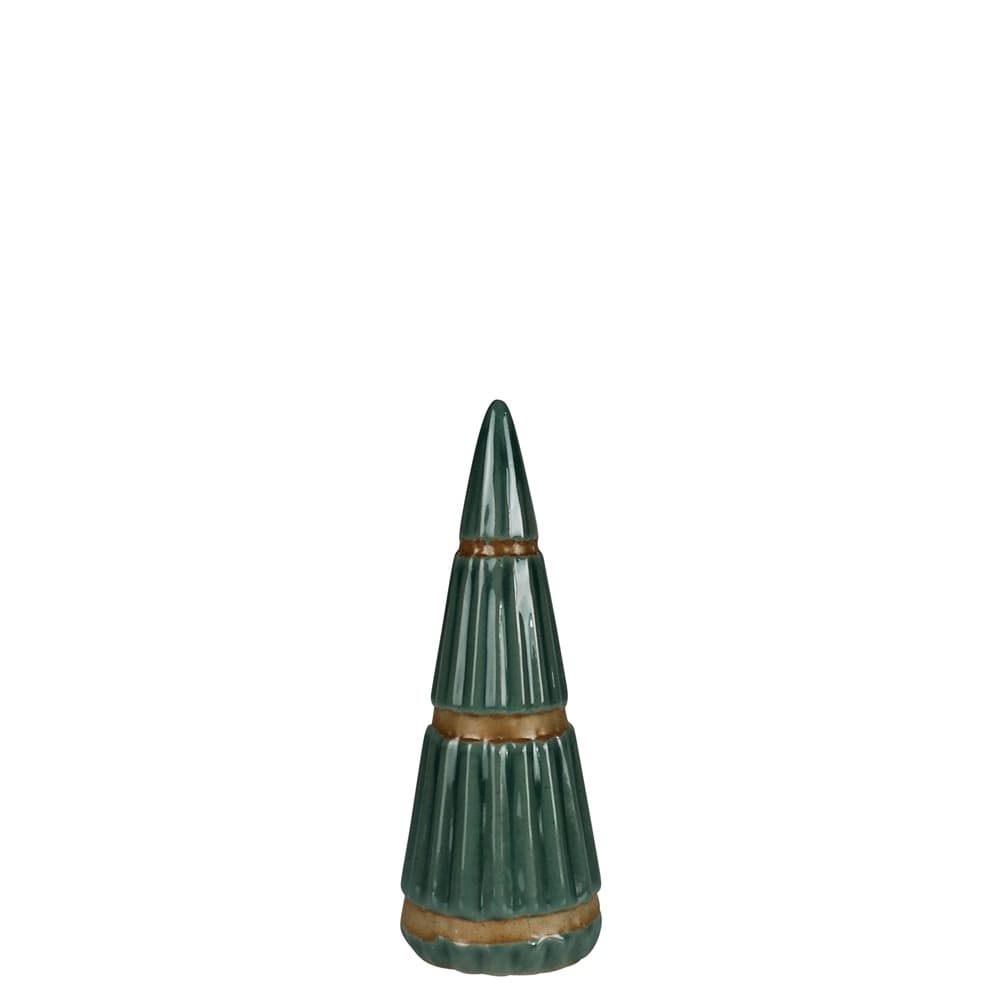 Green Ceramic Christmas Trees Set of 3 by HomArt - Image 3