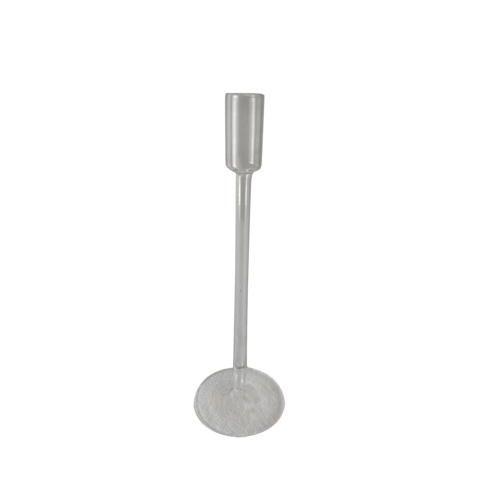 Clear Glass Candle Holder by BIDKhome