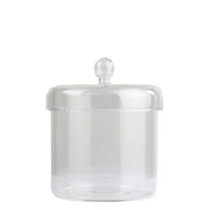 Medium Clear Glass Utility Jar Set of 2 by HomArt