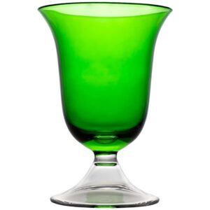 Adriana Emerald Green Water Glass Set of 4 by Abigails