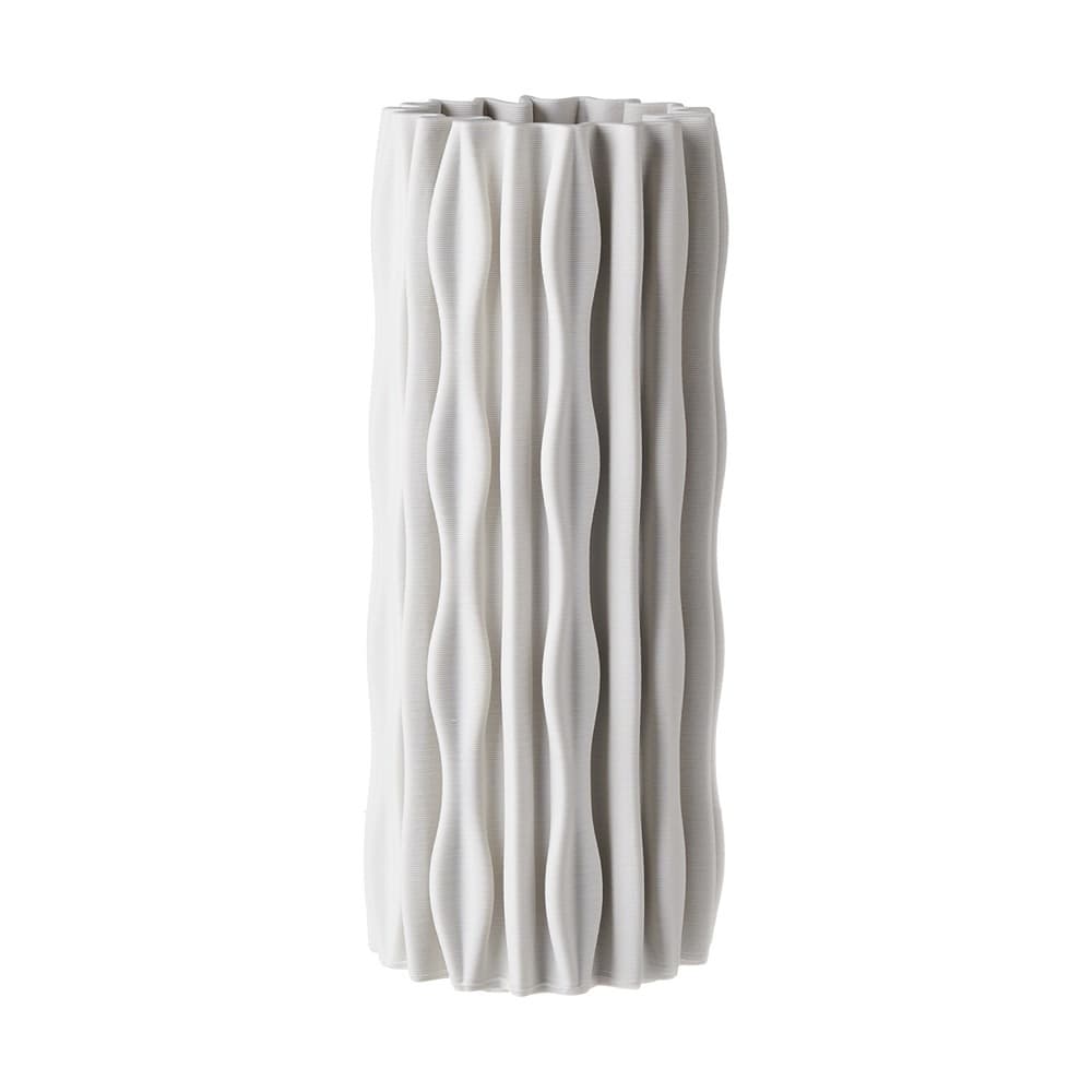 White Ceramic Vase - Thumbnail 3