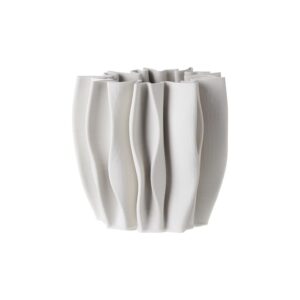White Ceramic Vase by BIDKhome
