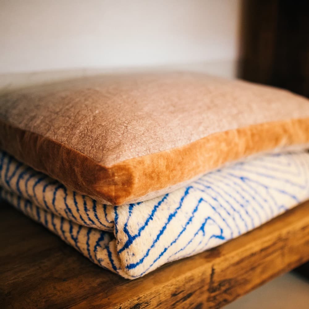 Alpha Borders Cushion in Cinnamon by Pomax - Image 5