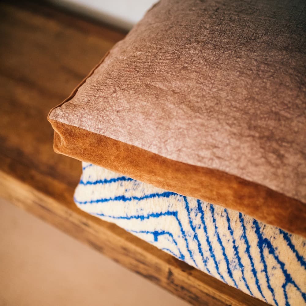 Alpha Borders Cushion in Cinnamon by Pomax - Image 9