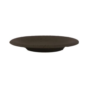 Bosque Dessert Plate Brown Stoneware by Pomax