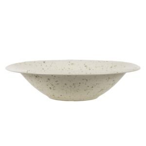 Bosque Salad Bowl White Stoneware by Pomax