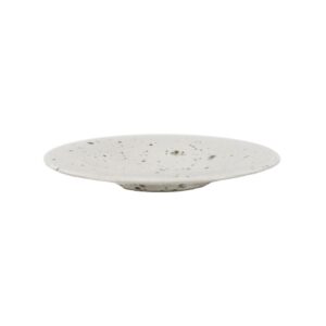 Bosque Dessert Plate White Stoneware by Pomax