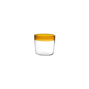Tarifa Wine Glass Amber 3 fl oz Borosilicate Glass by Pomax