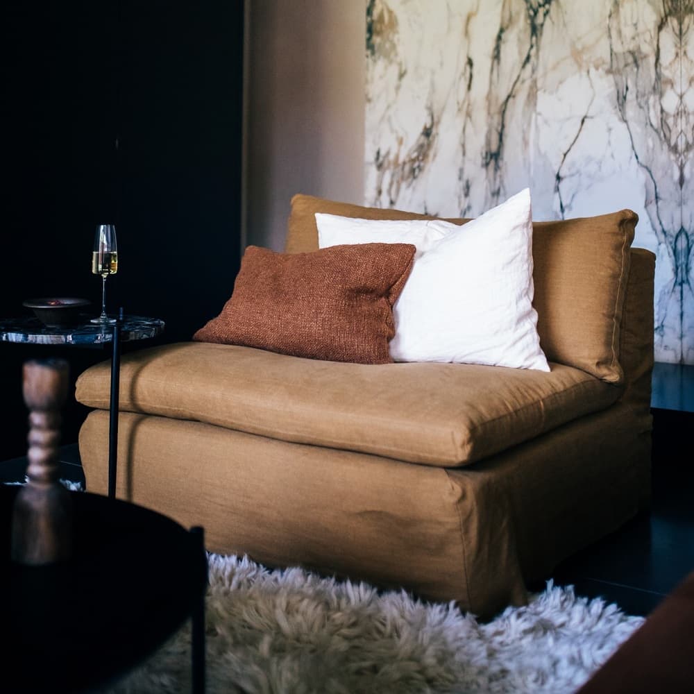 Alpha Basics Ivory Linen Cushion by Pomax - Image 3
