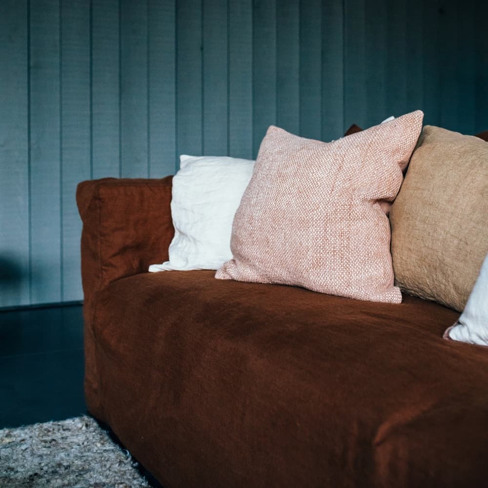 Alpha Basics Ivory Linen Cushion by Pomax - Image 5